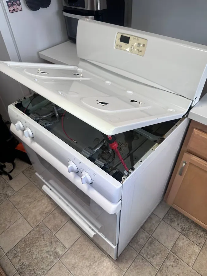 Range and oven serviced in Del Mar