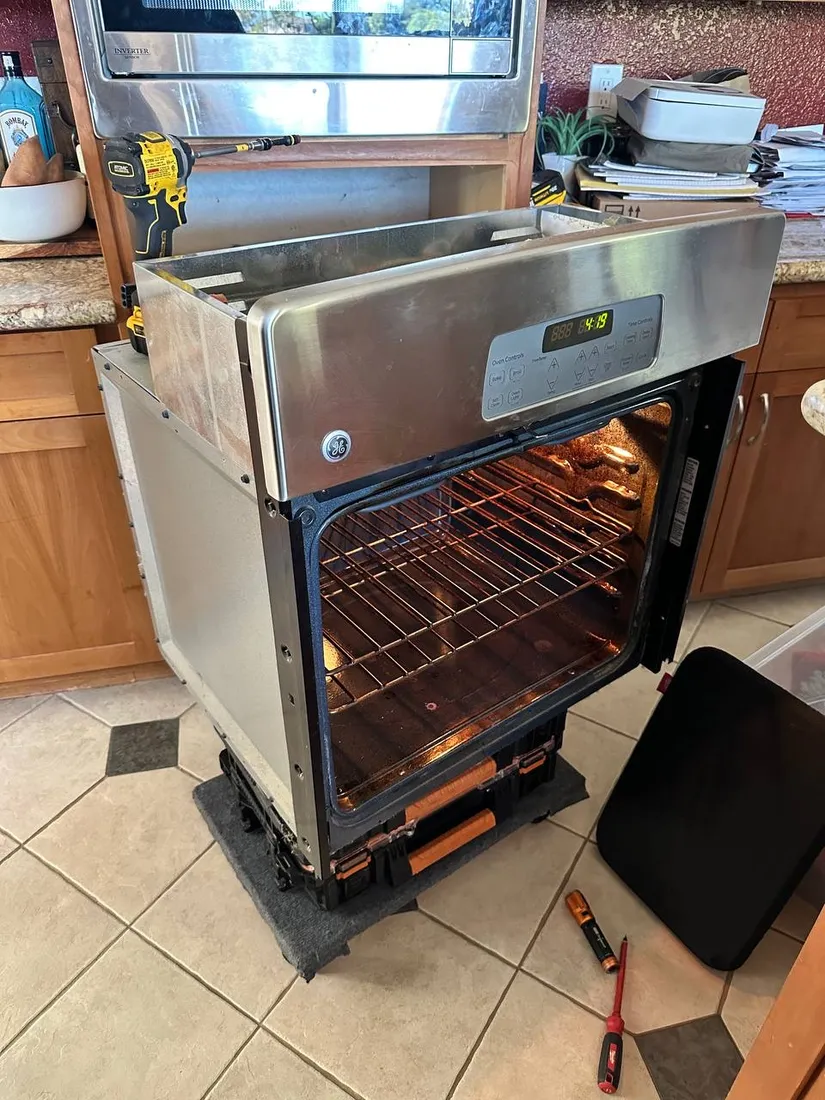 Built-in wall oven serviced in La Jolla